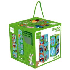 Кубики Scratch Europe Giant Stacking Tower Farm (6181072)