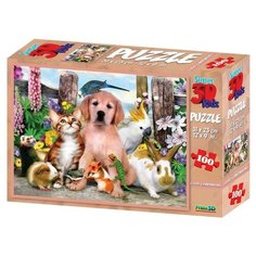 Пазл Prime 3D Хорошие компаньоны (10502), 100 дет.