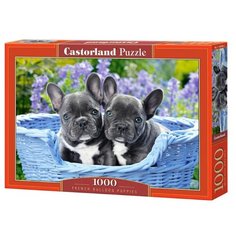 Пазл Castorland French Bulldog Puppies (C-104246), 1000 дет.