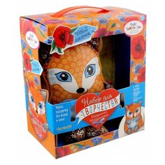Origami Набор для творчества Игрушечка подушечка Твой Лисенок