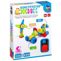 Игольчатый конструктор BONDIBON Ёжик ВВ2574 Гоночный болид и ветряк