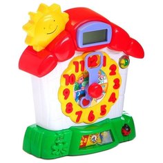 Интерактивная развивающая игрушка Joy Toy Часики знаний белый/красный/зеленый