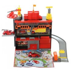 Joy Toy Пожарная станция 3041 черный/красный/желтый/серый