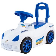 Каталка-толокар Orion Toys Спорткар (160) со звуковыми эффектами белый