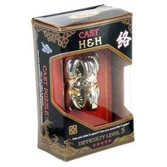 Головоломка Cast Puzzle H&H, уровень сложности 5 (63470) серый