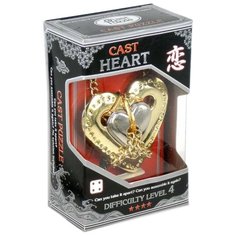 Головоломка Cast Puzzle Heart, уровень сложности 4 (HZ 4-02) желтый