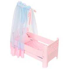 Zapf Creation Кровать для куклы Baby Annabell Спокойной ночи (700-068) розовый/голубой