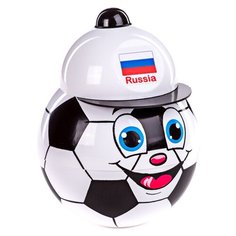 Неваляшка Котовские неваляшки Мяч (6C-030) черный/белый