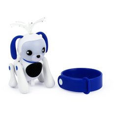 Робот 1 TOY Светомузики Щенок белый/синий