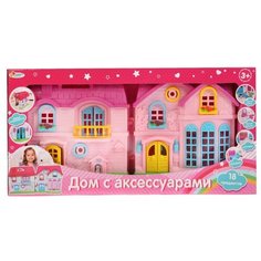 Играем вместе Дом для кукол с аксессуарами B796960-R, розовый