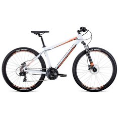 Горный (MTB) велосипед FORWARD Apache 27.5 3.0 Disc (2020) белый/оранжевый 15" (требует финальной сборки)