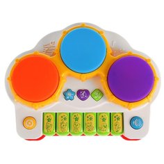 Развивающая игрушка Умка Музыкальный барабан (B1298815-R) разноцветный