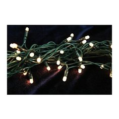 Гирлянда SNOWMEN Нить Е70308-1, 1000 см, 200 ламп, теплый белый/зеленый провод