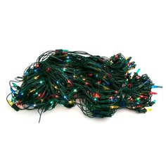 Гирлянда SNOWMEN Сетка, 230 см, 320 ламп, разноцветный/зеленый провод