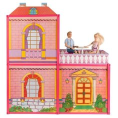 Карапуз кукольный домик "София", B72906-S-HU, розовый
