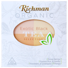 Чай черный Richman Organic Exotic ассорти в пирамидках, 20 шт.