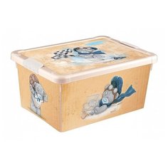 Контейнер Бытпласт Me to you 33.5х24х15.5 см бежевый