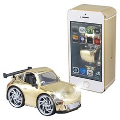 Легковой автомобиль Shenzhen Toys в коробке-смартфоне (MY66-Q64) золотистый