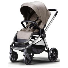 Прогулочная коляска Daiichi Allee sand brown/chrome, цвет шасси: серебристый