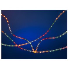 Гирлянда SNOWMEN Дюралайт Е2050, 1000 см, 360 ламп, разноцветные диоды/прозрачный провод