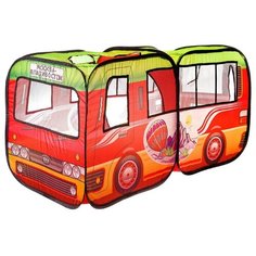 Палатка Yako Автобус Москва-Владивосток M7046 красный/зеленый