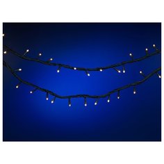 Гирлянда SNOWMEN Нить, 1000 см, 200 ламп, белый/зеленый провод