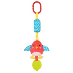 Подвесная игрушка Жирафики Птичка (939722) голубой/красный