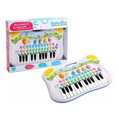 Elefantino пианино IT102705 желтый/зеленый/белый