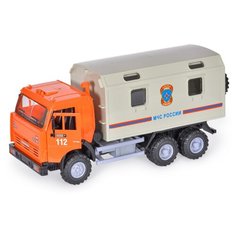 Грузовик Joy Toy Автопарк 6520 МЧС (A532-H36007) 1:28 23 см оранжевый/серый
