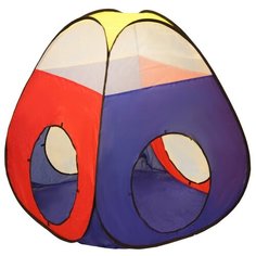 Палатка Наша игрушка Конус 985-Q75 синий/красный/желтый
