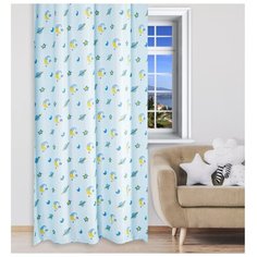 Портьеры Крошка Я Млечный путь на ленте 260 см голубой