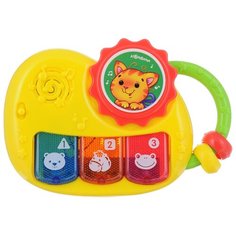 Развивающая игрушка Азбукварик Котёнок Пианино Чудесенка мультиколор