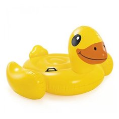 Надувная игрушка-наездник Intex Утка 57556 желтый