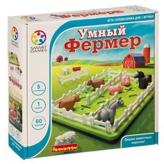 Головоломка BONDIBON Smartgames Умный фермер (ВВ3797) зеленый/белый