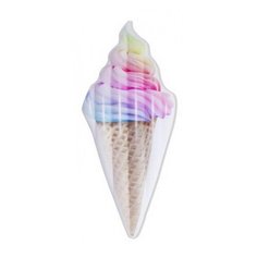 Матрас Digo Разноцветное мороженое 88x206 см бежевый/розовый