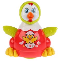 Развивающая игрушка Умка Музыкальная курочка красный/зеленый/белый