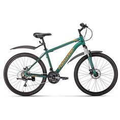 Горный (MTB) велосипед FORWARD Hardi 26 2.0 Disc (2020) зеленый 17" (требует финальной сборки)