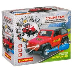 Конструктор BONDIBON Собирай и Играй ВВ4156 Внедорожник