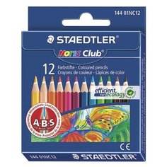 Staedtler Карандаши цветные Noris club укороченные, 12 цветов (144 01NC1211)