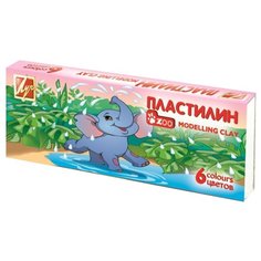 Пластилин Луч Zoo 6 цветов (19С1271-08)