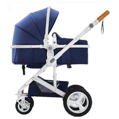 Коляска-трансформер Belecoo 2в1 темно-синий