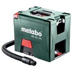 Профессиональный пылесос Metabo AS 18 L PC без аккумулятора (602021850) зеленый