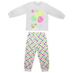 Пижама LEO размер 86, белый Лео