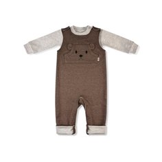 Комплект одежды LEO размер 68, бежевый/коричневый Лео