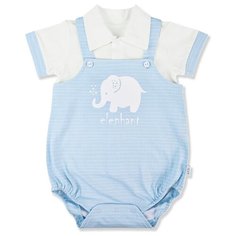 Комплект одежды LEO размер 68, голубой/белый Лео