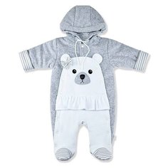 Комбинезон LEO размер 68, серый Лео