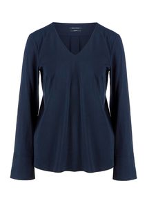 Блуза синего цвета с длинными рукавами Marc Opolo
