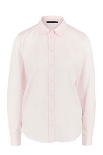 Хлопковая рубашка розового цвета Marc Opolo
