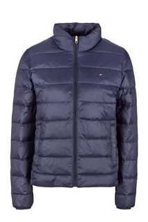 Синяя куртка с высоким воротом Tommy Hilfiger