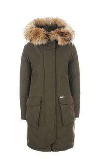 Утепленная парка Ws Military Parka с меховой отделкой Woolrich